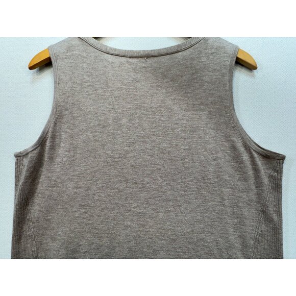 Chico's Womens Easywear Rayon Tank Top Summer Size 2 US L Solid Tan Lightweight - Picture 9 of 9